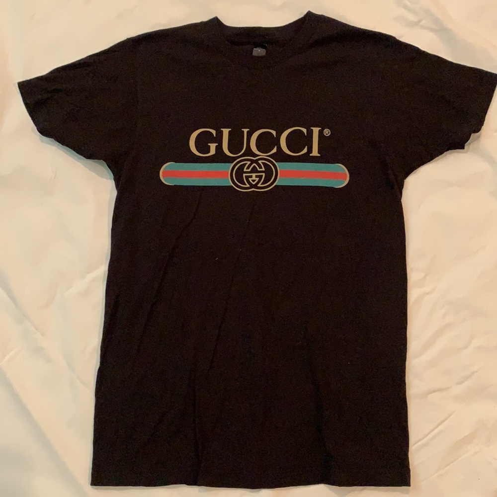 HANDMADE Gucci Text Tee